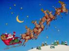 Santa and Reindeer